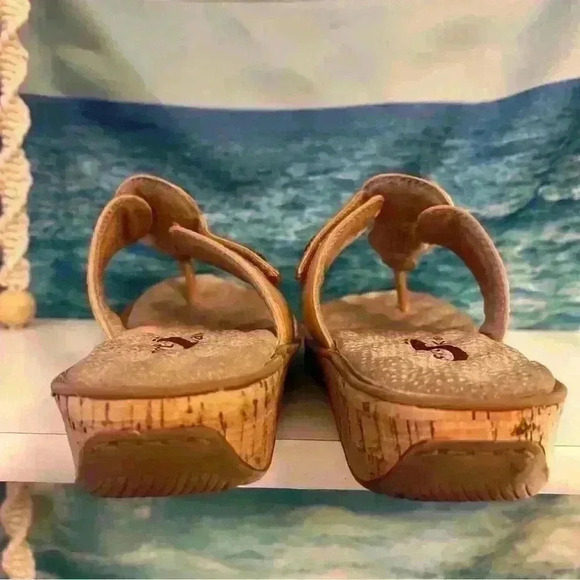 Sunflower Genuine Leather Tan Softwalk Sandals - Picture 6 of 16